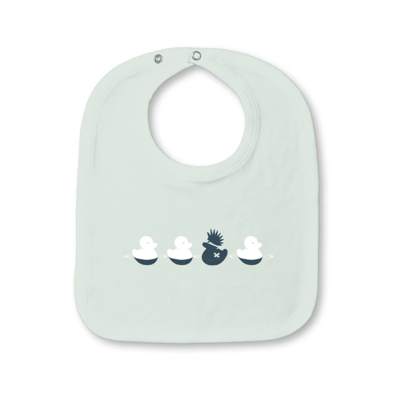 Bavoir Contre-Sens - Pale Aqua
