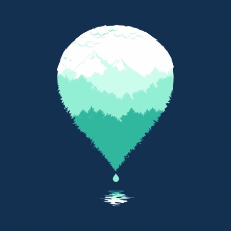 Ballon ml - Moonlit Ocean
