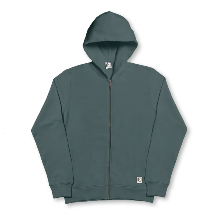 Basic Hoodie Jacket - Silver Pine