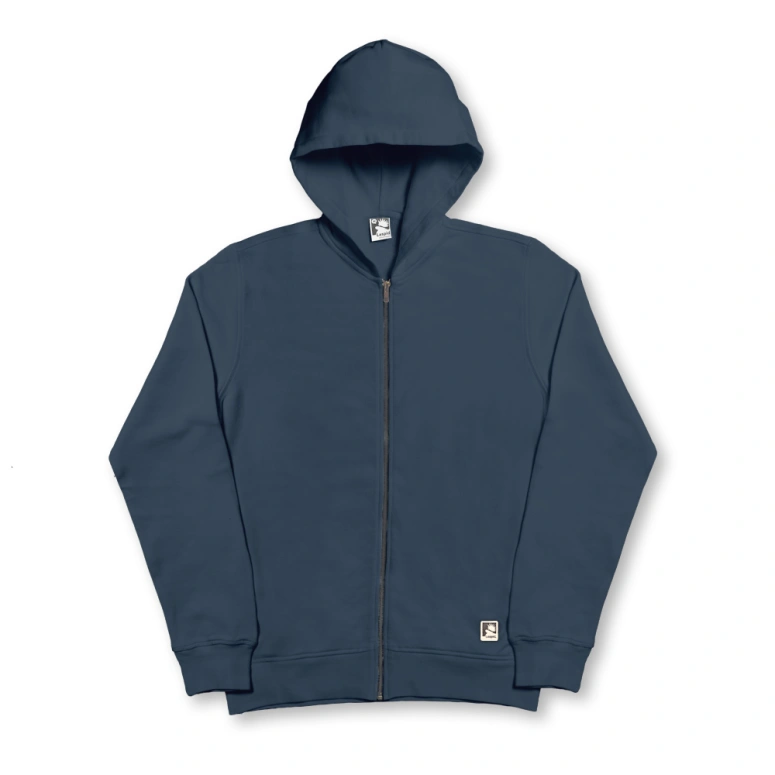 Basic Hoodie Jacket - Dark Denim