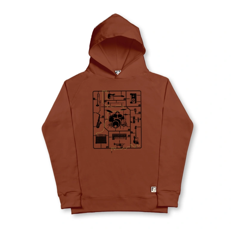 Musikit Hoodie - Burnt Brick