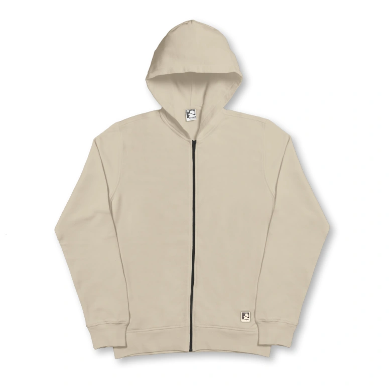 Basic Hoodie Jacket - Undyed (écru non teint)