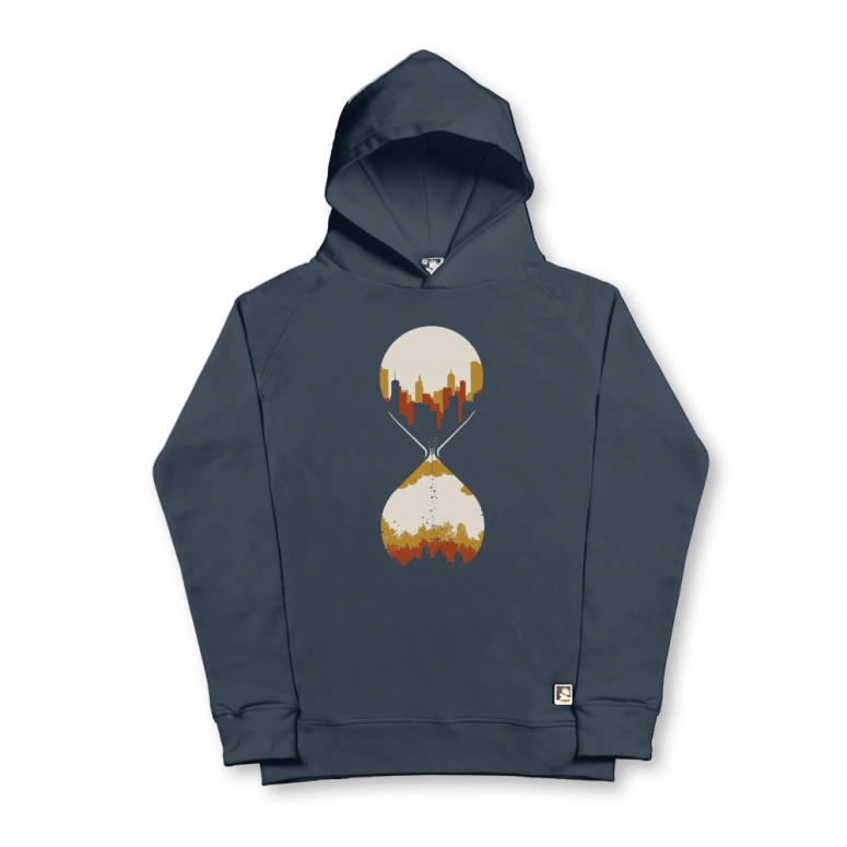 Sablier Inverse Hoodie - Midnight Navy