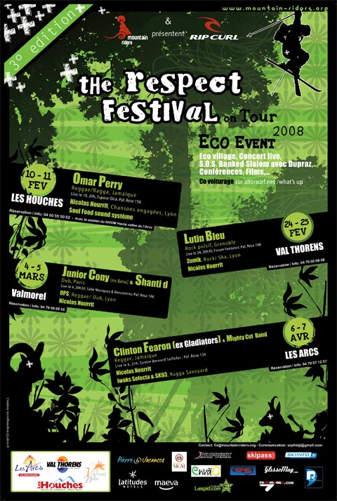 respect festival tour laspid mountain riders