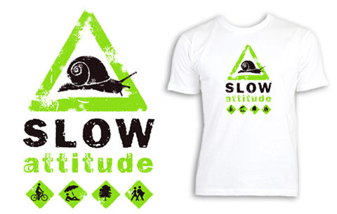 gagnant concours graphique t-shirt bio equitable Ideo Laspid Slow attitude