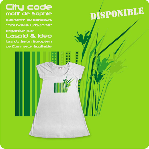 robe tunique coton bio laspid