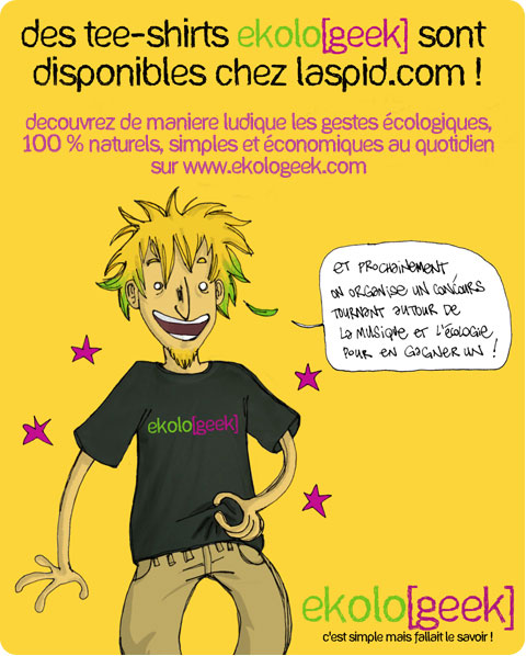 ekolo geek t-shirt laspid