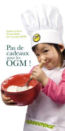 guide de noel produits avec et sans OGM Greenpeace