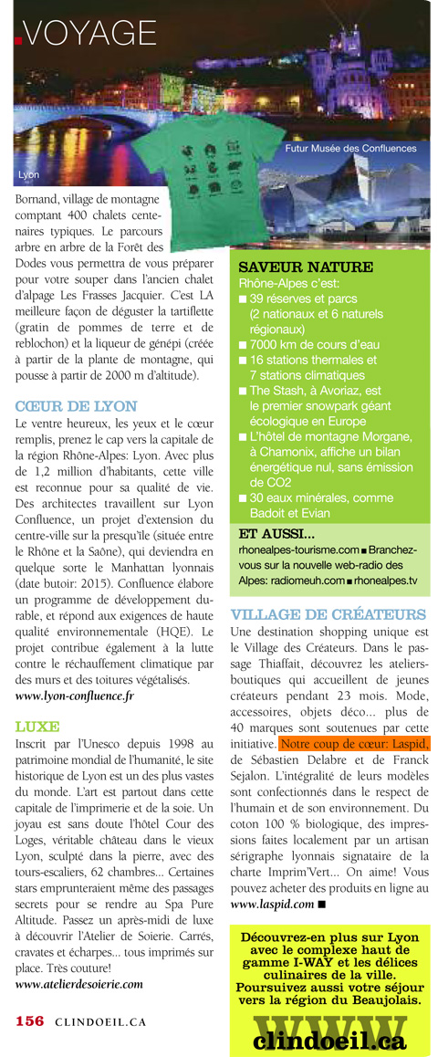 Article-Clin-d'Oeil-Quebec-Avril-2010